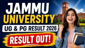 Jammu University Result 2026 Out - Check UG & PG Results Online @ jammuuniversity.ac.in