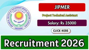 JIPMER Project Technical Assistant Recruitment 2026 - Apply Online