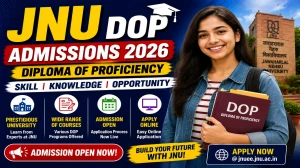 JNU DOP Admission 2026 - Check Status at jnuee.jnu.ac.in JNU DOP Admission 2026 - Check Status at jnuee.jnu.ac.in