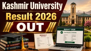 Kashmir University Result 2026 Out - Check MCA, BUMS, BPT & MA Results at uok.edu.in Kashmir University Result 2026 Out - Check MCA, BUMS, BPT & MA Results at uok.edu.in