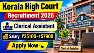 Kerala High Court Clerical Assistant Recruitment 2026 - Apply Online Kerala High Court Clerical Assistant Recruitment 2026 - Apply Online