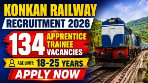 Konkan Railway Apprentice Trainee Recruitment 2026-27: 134 Vacancies for Graduate and Diploma Engineers Konkan Railway Apprentice Trainee Recruitment 2026-27: 134 Vacancies for Graduate and Diploma Engineers