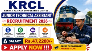 KRCL Junior Technical Assistant Recruitment 2026 - Walkin