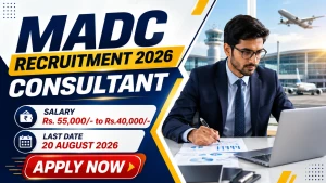 MADC Recruitment 2026 - Apply Offline for Consultant, Consultant Manager Posts