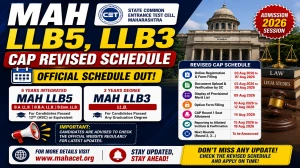 MAH LLB 5-Year & 3-Year CAP Revised Schedule 2026 Out - Check Status @ cetcell.mahacet.org