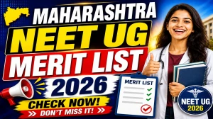 Maharashtra NEET UG Merit List 2026 Out - Check Status Online at cetcell.mahacet.org Maharashtra NEET UG Merit List 2026 Out - Check Status Online at cetcell.mahacet.org