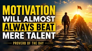 Motivation Will Almost Always Beat Mere Talent - Proverb of the Day Motivation Will Almost Always Beat Mere Talent - Proverb of the Day