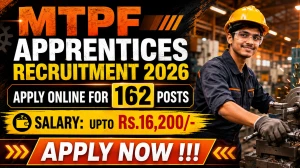 AVNL MTPF Apprentices Recruitment 2026 - Apply Offline for 162 Fitter, Turner and More Posts AVNL MTPF Apprentices Recruitment 2026 - Apply Offline for 162 Fitter, Turner and More Posts