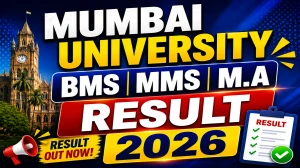Mumbai University Result 2026 Out - Check BMS-MMS & M.A Result Online at mumresults.in Mumbai University Result 2026 Out - Check BMS-MMS & M.A Result Online at mumresults.in