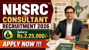 NHSRC Consultant Recruitment 2026 - Apply Online NHSRC Consultant Recruitment 2026 - Apply Online