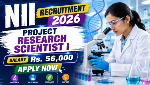 NII Project Research Scientist I Recruitment 2026 - Apply Online NII Project Research Scientist I Recruitment 2026 - Apply Online
