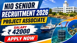 NIO Senior Project Associate Recruitment 2026 - Apply Online