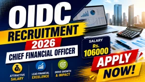 OIDC Chief Financial Officer Recruitment 2026 - Apply Offline