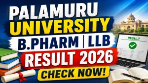 Palamuru University Regular Result 2026 Out - Check UG Result Online @ palamuruuniversity.com