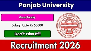 Panjab University Guest Faculty Recruitment 2026 - Apply Offline