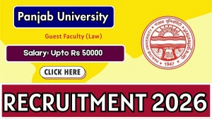 Panjab University Guest Faculty Recruitment 2026 - Apply Offline Panjab University Guest Faculty Recruitment 2026 - Apply Offline