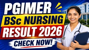PGIMER B.Sc Nursing Result 2026 Out - Check Merit List at pgimer.edu.in PGIMER B.Sc Nursing Result 2026 Out - Check Merit List at pgimer.edu.in