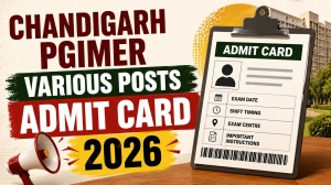 PGIMER Chandigarh Admit Card 2026 Out - Download Group A, B & C Posts Exam Hall Ticket at pgimer.edu.in PGIMER Chandigarh Admit Card 2026 Out - Download Group A, B & C Posts Exam Hall Ticket at pgimer.edu.in