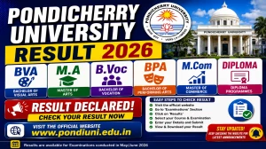 Pondicherry University Result 2026 Out - Check UG, PG & Diploma Results @ exam.pondiuni.edu.in Pondicherry University Result 2026 Out - Check UG, PG & Diploma Results @ exam.pondiuni.edu.in