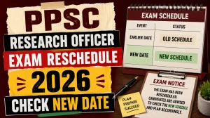 PPSC Research Officer Exam Reschedule 2026 - Check New Exam Date PDF PPSC Research Officer Exam Reschedule 2026 - Check New Exam Date PDF