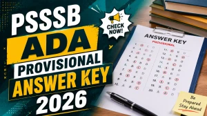 PSSSB ADA Provisional Answer Key 2026 Out - Download Punjab Assistant District Attorney Answer Key PDF PSSSB ADA Provisional Answer Key 2026 Out - Download Punjab Assistant District Attorney Answer Key PDF
