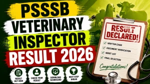 Punjab PSSSB Veterinary Inspector Result 2026 (Out) - Download Merit List PDF