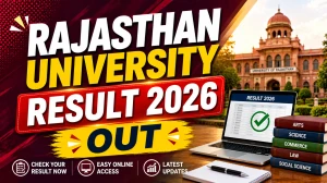 Rajasthan University Exam Result 2026 Out - Direct Link to Downlod BA, BA Hons, LLB Result at uniraj.ac.in Rajasthan University Exam Result 2026 Out - Direct Link to Downlod BA, BA Hons, LLB Result at uniraj.ac.in