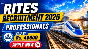 RITES Professionals Recruitment 2026 - Apply Online RITES Professionals Recruitment 2026 - Apply Online
