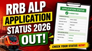 RRB ALP Application Status 2026 OUT - Check CEN 01/2026 Accepted/ Rejected Status at rrbapply.gov.in RRB ALP Application Status 2026 OUT - Check CEN 01/2026 Accepted/ Rejected Status at rrbapply.gov.in