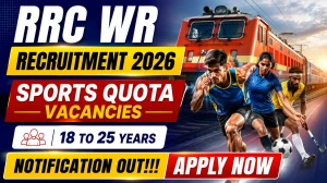 RRC WR Sports Quota Recruitment 2026 Notification Out - Apply Online for 64 Posts RRC WR Sports Quota Recruitment 2026 Notification Out - Apply Online for 64 Posts