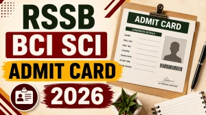 RSSB BCI SCI Admit Card 2026 Out - Download Basic & Senior Computer Instructor Hall Ticket