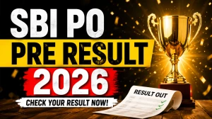 SBI PO Pre Result 2026 Out - Check Prelims Result, Cut Off & Mains Exam Date SBI PO Pre Result 2026 Out - Check Prelims Result, Cut Off & Mains Exam Date