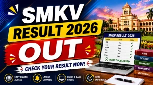 SMKV Result 2026 Out - Direct Link to Download Semester Results at smkvbastar.in SMKV Result 2026 Out - Direct Link to Download Semester Results at smkvbastar.in