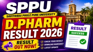 SPPU Pharm.D Result 2026 Out - Check 1st & 2nd Year Result at onlineresults.unipune.ac.in SPPU Pharm.D Result 2026 Out - Check 1st & 2nd Year Result at onlineresults.unipune.ac.in