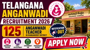 Telangana Anganwadi Recruitment 2026 - Apply Online for 125 Anganwadi Teacher in Rangareddy District Telangana Anganwadi Recruitment 2026 - Apply Online for 125 Anganwadi Teacher in Rangareddy District