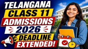 Telangana Class 11 Admissions 2026 - Direct Link to Check Last Date at tgbienew.cgg.gov.in Telangana Class 11 Admissions 2026 - Direct Link to Check Last Date at tgbienew.cgg.gov.in