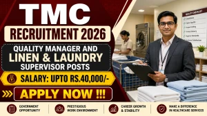 TMC Recruitment 2026 - Apply Offline for Quality Manager and Linen & Laundry Supervisor Posts