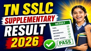 TN SSLC Supplementary Result 2026 Out - Download TN 10th Marksheet at dge.tn.gov.in TN SSLC Supplementary Result 2026 Out - Download TN 10th Marksheet at dge.tn.gov.in