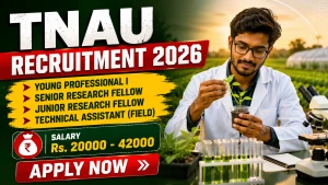 TNAU Recruitment 2026 - Walkin for 12 Young Professional I, Technical Assistant and More Posts