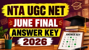 UGC NET Final Answer Key 2026 Out for June Session - Download Subject Wise PDF UGC NET Final Answer Key 2026 Out for June Session - Download Subject Wise PDF