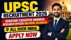 UPSC Recruitment 2026 Notification Out - Apply Online for 34 Assistant Executive Engineer, Research Officer and More Posts UPSC Recruitment 2026 Notification Out - Apply Online for 34 Assistant Executive Engineer, Research Officer and More Posts