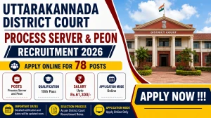 Uttarakannada District Court Process Server and Peon Recruitment 2026 - Apply Online for 78 Posts