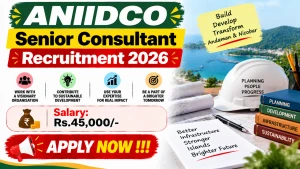 ANIIDCO Senior Consultant Recruitment 2026 - Apply Offline ANIIDCO Senior Consultant Recruitment 2026 - Apply Offline