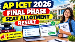 AP ICET 2026 Final Phase Seat Allotment Result - Check Status Online at cap.apcfss.in