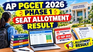 AP PGCET 2026 Phase 1 Seat Allotment Result - Direct Link to Check Status Online @ cap.apcfss.in AP PGCET 2026 Phase 1 Seat Allotment Result - Direct Link to Check Status Online @ cap.apcfss.in