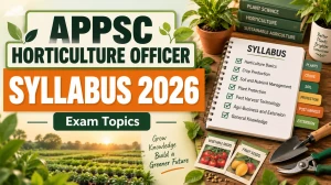 APPSC Horticulture Officer Syllabus 2026 - Check Exam Pattern, Papers & Topic-Wise Syllabus APPSC Horticulture Officer Syllabus 2026 - Check Exam Pattern, Papers & Topic-Wise Syllabus