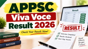 APPSC Viva Voce Result 2026 Out - Check Departmental Tests Result at psc.ap.gov.in APPSC Viva Voce Result 2026 Out - Check Departmental Tests Result at psc.ap.gov.in