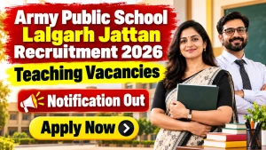 APS Lalgarh Jattan Recruitment 2026 - Apply Offline for TGT, PET, Health & Wellness Teacher Posts
