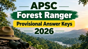 APSC Forest Ranger Provisional Answer Key 2026 Out - Download Subject Wise Answer Key PDF at apsc.nic.in APSC Forest Ranger Provisional Answer Key 2026 Out - Download Subject Wise Answer Key PDF at apsc.nic.in