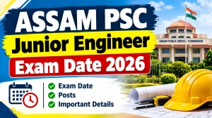 APSC Junior Engineer Exam Date 2026 - Check Schedule and Timetable at apsc.nic.in APSC Junior Engineer Exam Date 2026 - Check Schedule and Timetable at apsc.nic.in